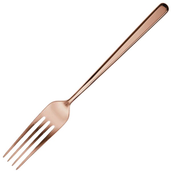 Вилка столовая «Линеа», нержавеющая сталь, 20,7 см, медный