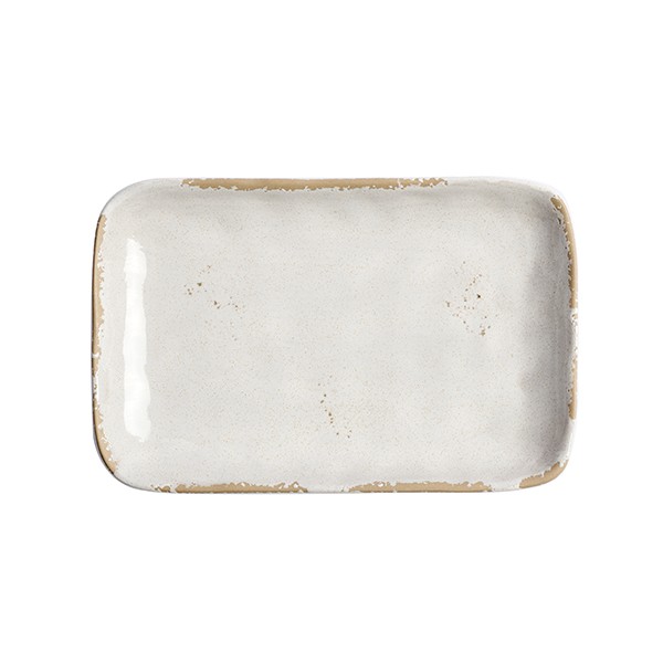 Блюдо для подачи, фарфор, 204✕130✕28 мм, белый