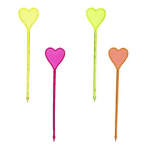 Сердечки для канапе 8.5см 250шт.