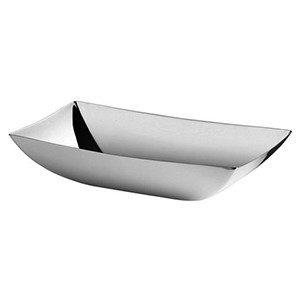 Корзина для хлеба; сталь нерж.; L=24,B=12см