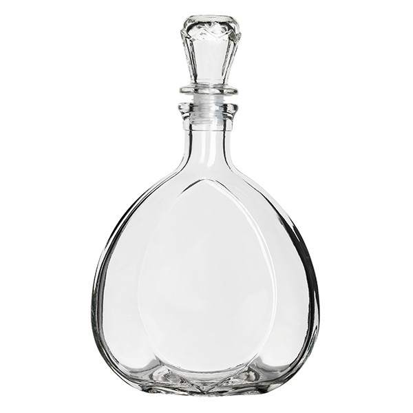 Штоф «Ставрополь» с пробкой, стекло, 0,5 л, прозрачный