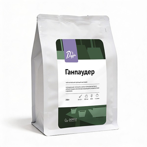 Чай «Ганпаудер» зеленый китайский листовой 250 г