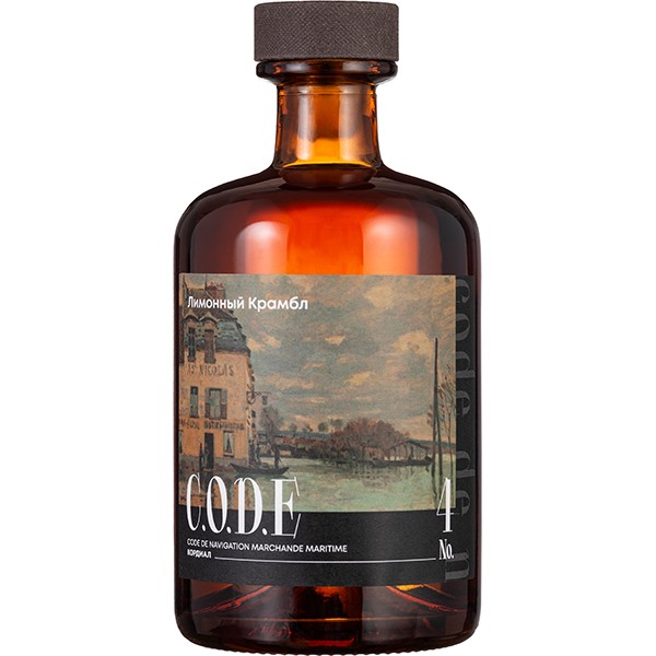 Кордиал «Лимонный Крамбл» C. O.D. E, стекло, 0,5 л