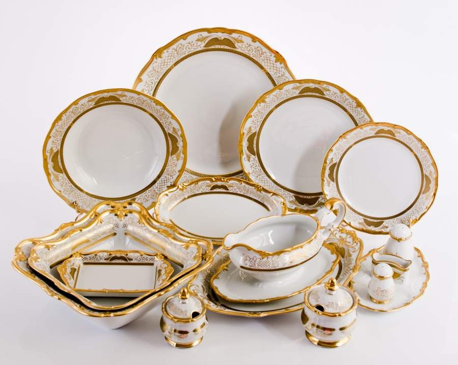 Сервиз столовый на 12 перс. 48 пред. «Симфония Золотая»