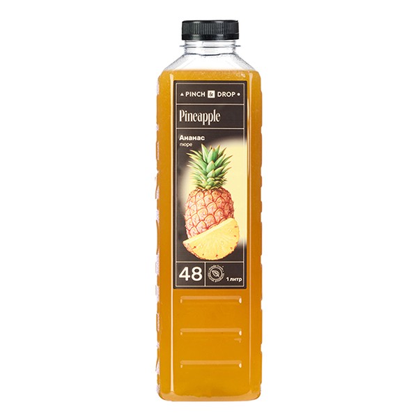 Пюре «Ананас» фруктовое Pinch&Drop, пластик, 1 л