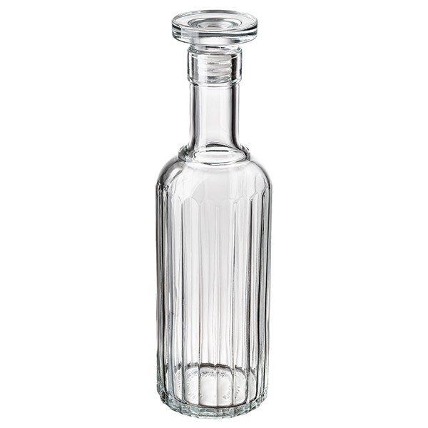 Штоф «Бах» с крышкой, хрустальное стекло, 0,7 л, прозрачный