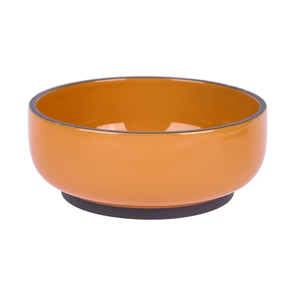 Салатник «Блисс», фарфор, 233 мм, оранжевый