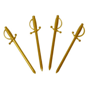 Шпажки для канапе 7см 300шт. золотистые