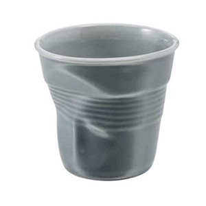 Стаканчик для эспрессо «Фруассэ», фарфор, 80мл, D=65,H=60мм, серый