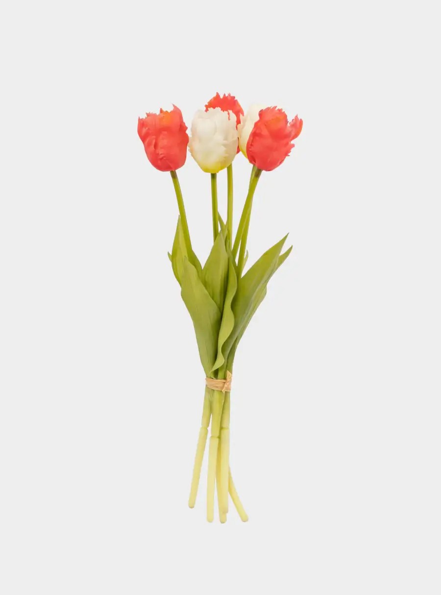 Букет искусственный, 39 см, полиэтилен, Букет тюльпанов, Interior spring