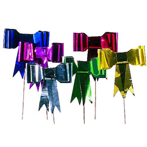 Бантик на дерев.палочке 50шт.