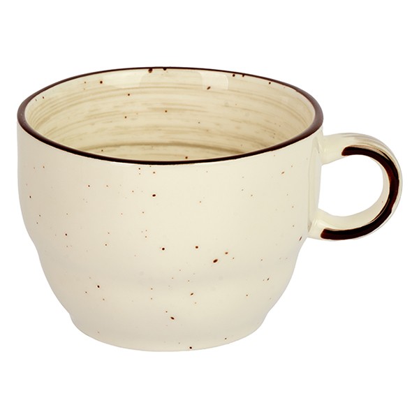 Чашка кофейная «Пастораль», фарфор, 250 мл, серый