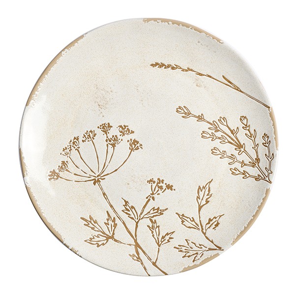 Тарелка, фарфор, 290 мм, белый