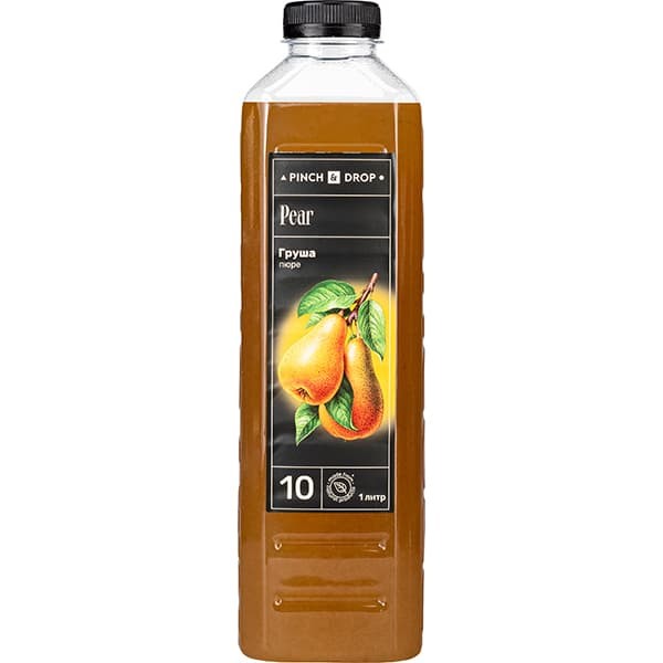 Пюре «Груша» фруктовое Pinch&Drop, пластик, 1 л