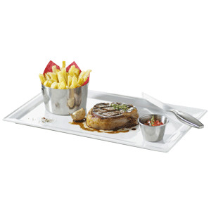 Блюдо прямоуг.35*21*1.5см фарфор