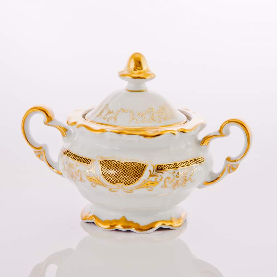 Сахарница 250мл «Симфония Золотая»