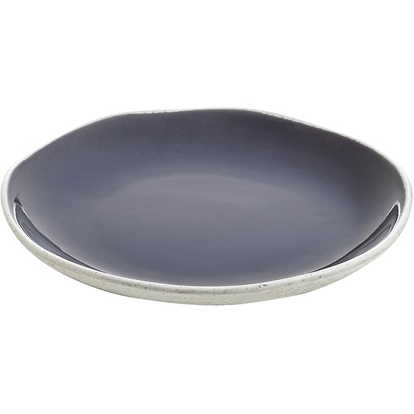 Тарелка «Рокалео Грэй» мелкая, фарфор, 16 см, тёмно-серый