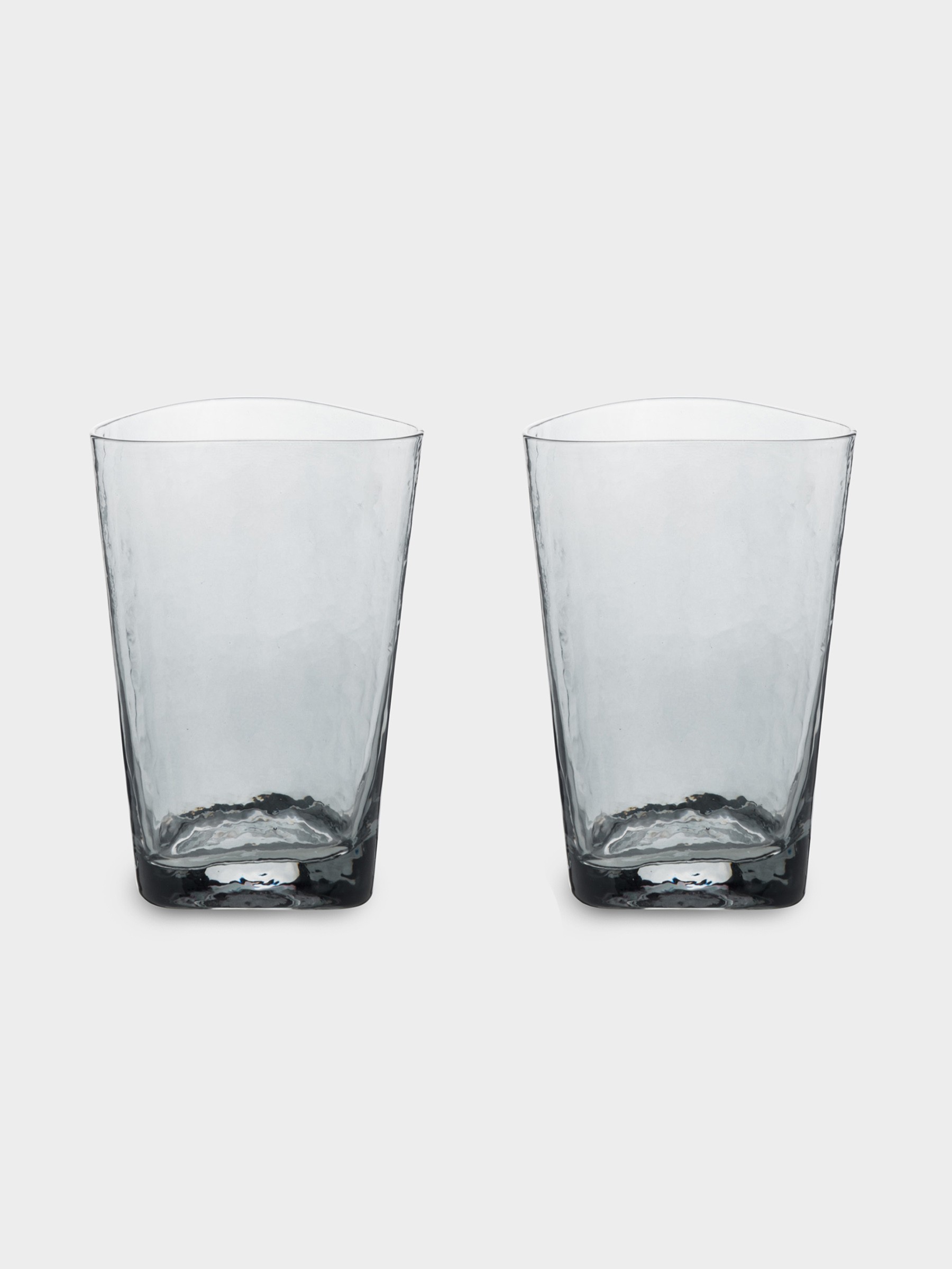 Стакан, 13 см, 400 мл, 2 шт, стекло, серый, Nocturne