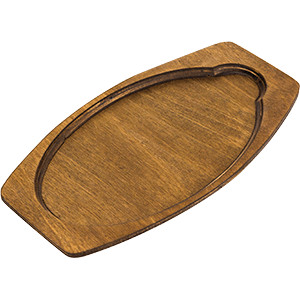 Подставка для сковор. 4020499 овал. дерево; коричнев.