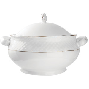 Супница «Афродита» с зол. 2.7л фарфор