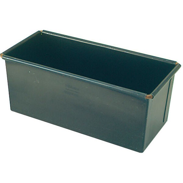 Форма для выпечки хлеба, нержавеющая сталь, антипригарное покрытие, 20✕8✕8 см, черный