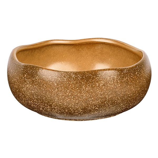 Салатник «Эггшелл Нейчер», фарфор, 196 мм, коричневый