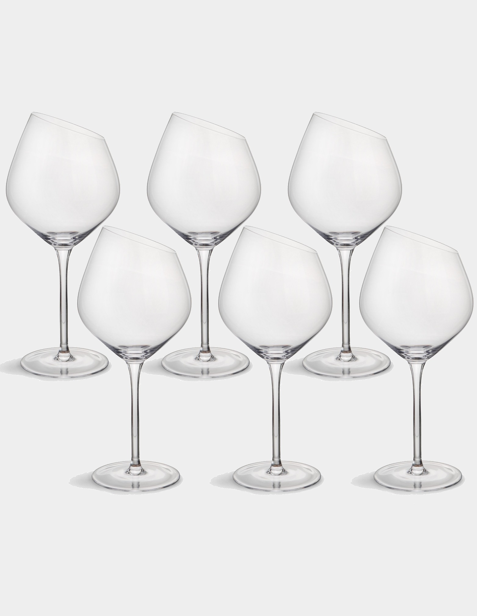 Набор 6 бокалов для красного вина, 560 мл, кристальное стекло, Violoncello