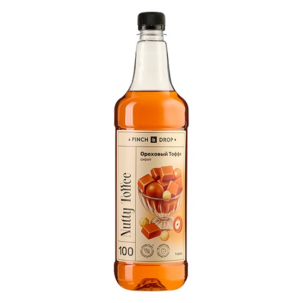 Сироп «Тоффи Ореховый» Pinch&Drop, пластик, 1 л