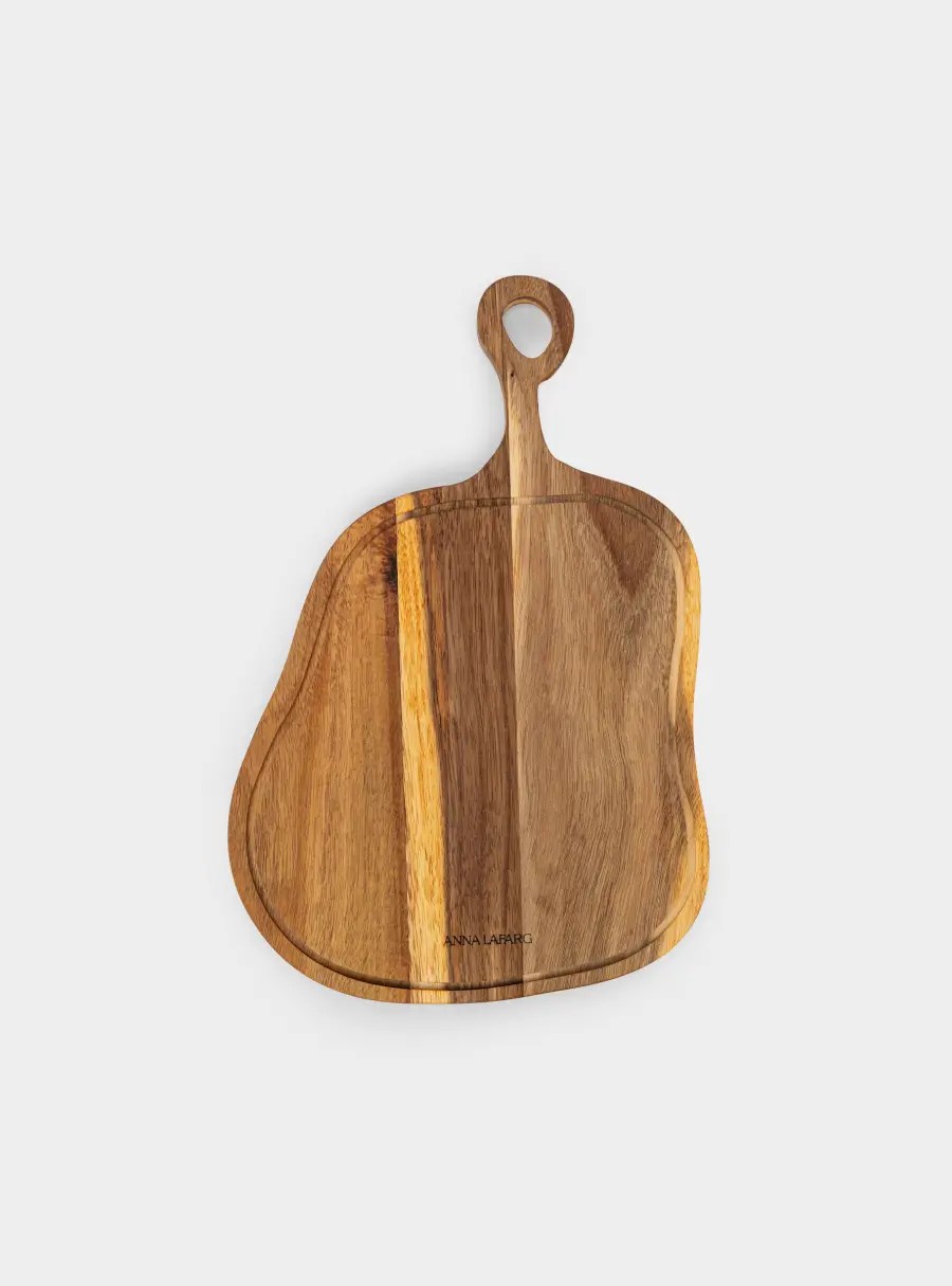 Доска разделочная, 30✕20 см, с ручкой, дерево, фигурная, Timber