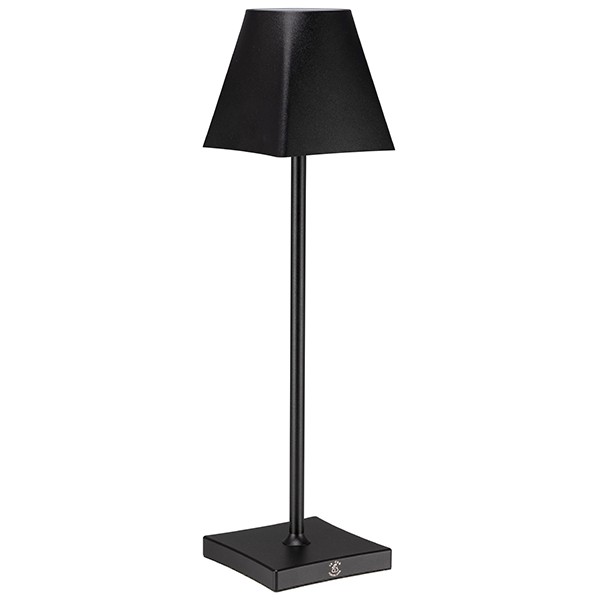 Лампа настольная «Этэре» LED, алюминий, 13 см, черный