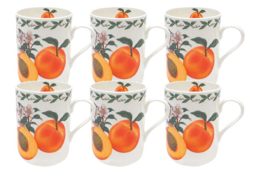 Набор 6 кружек Абрикос 0,3л