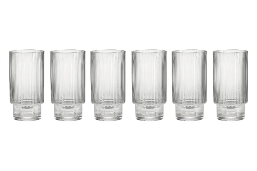 Набор: 6 стаканов для воды Modern Classic, 0,46 л, прозрачный, 6 шт