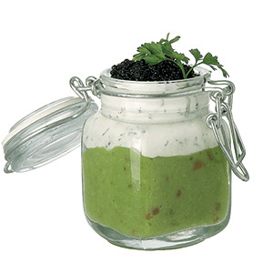 Банка с крыш.; стекло; 100мл; H=8см; прозр.