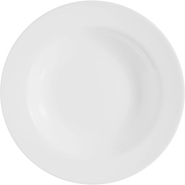 Тарелка глубокая «Эволюшнс Уайт», стекло, 250 мл, белый