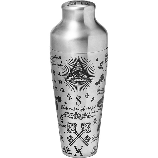 Шейкер европейский «Хроно Алкеми», нержавеющая сталь, 0,55 л, серебристый