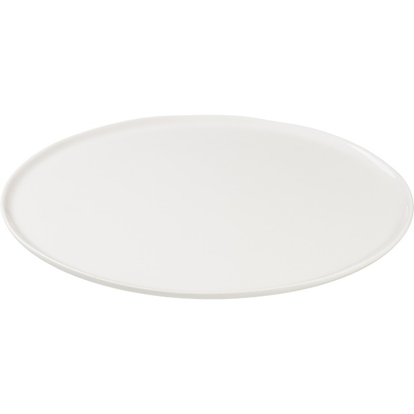 Блюдо «Афрос», костяной фарфор, 29 см, белый