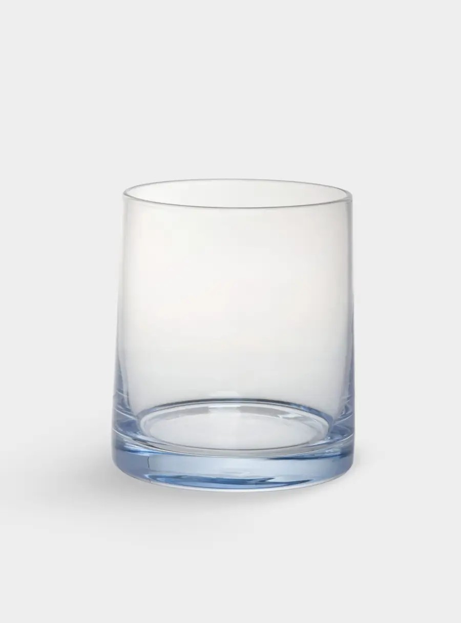 Стакан, 9 см, 320 мл, стекло, голубой, Soul