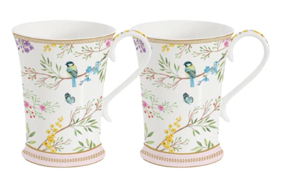 Набор 2 кружки Пение птиц, 0,3 л