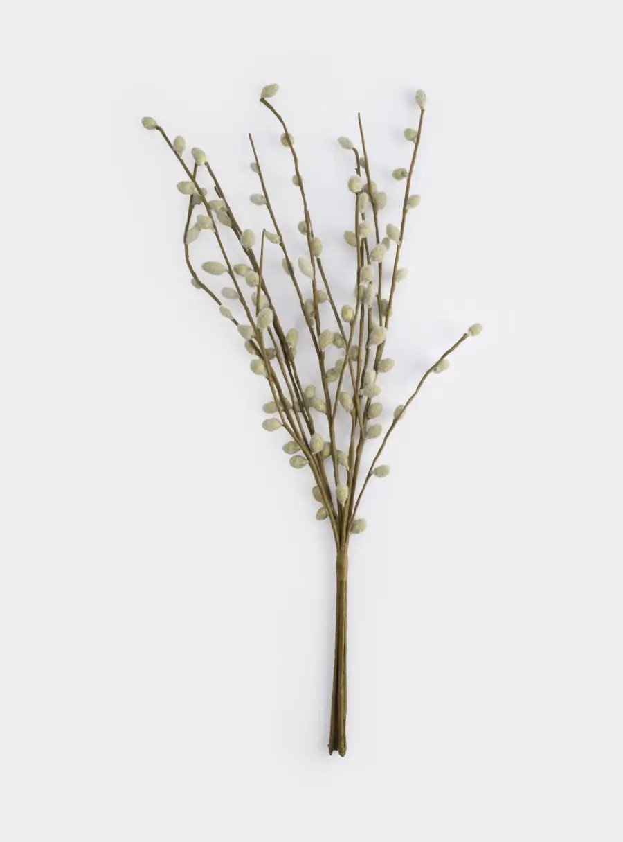 Ветка декоративная, 55 см, бумага, Верба, Interior Easter