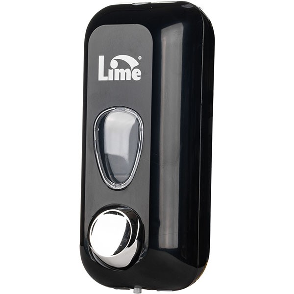 Диспенсер для жидкого мыла заливной, 0,6 л, черный