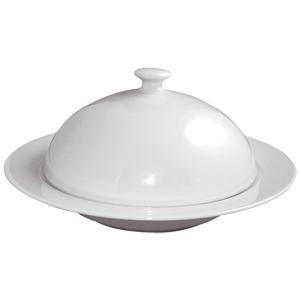 Баранчик с блюдом d=20см фарфор