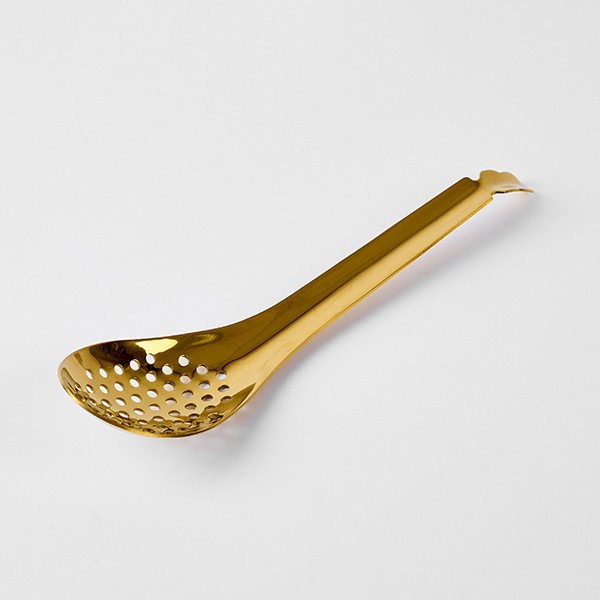 Ложка кухонная перфорированная, нержавеющая сталь, 170✕42 мм