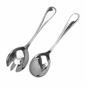 Ложка+вилка для салата «Ансер», сталь нерж., L=210/75,B=2мм, металлич.