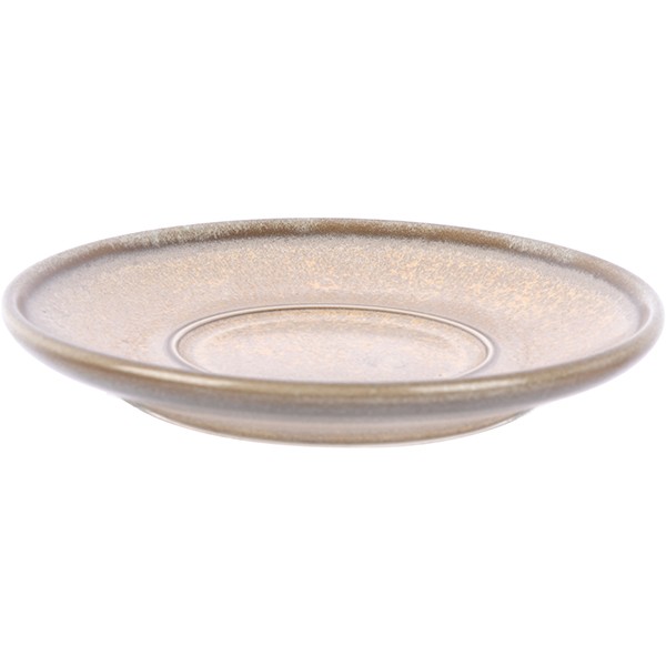 Блюдце «Агава», фарфор, 150/67 мм, матовый, зелёный