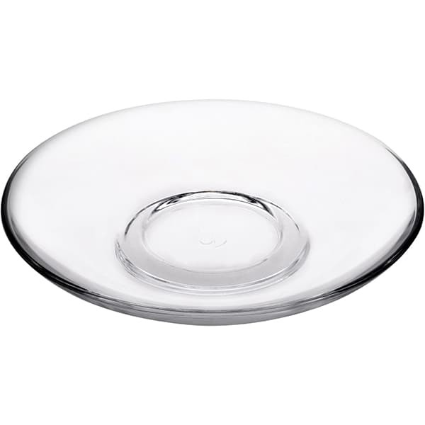 Блюдце «Бейзик», стекло, 137 мм, прозрачный