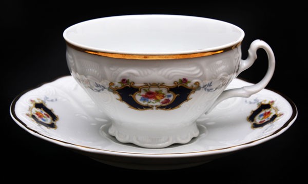 Набор для чая 155 мл. на ножке «Синий глаз 36612» на 6 перс. 12 пред.