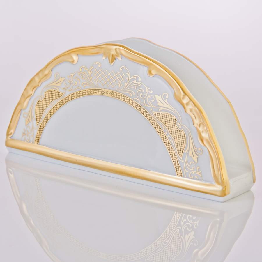 Салфетница 17 см. «Симфония Золотая»