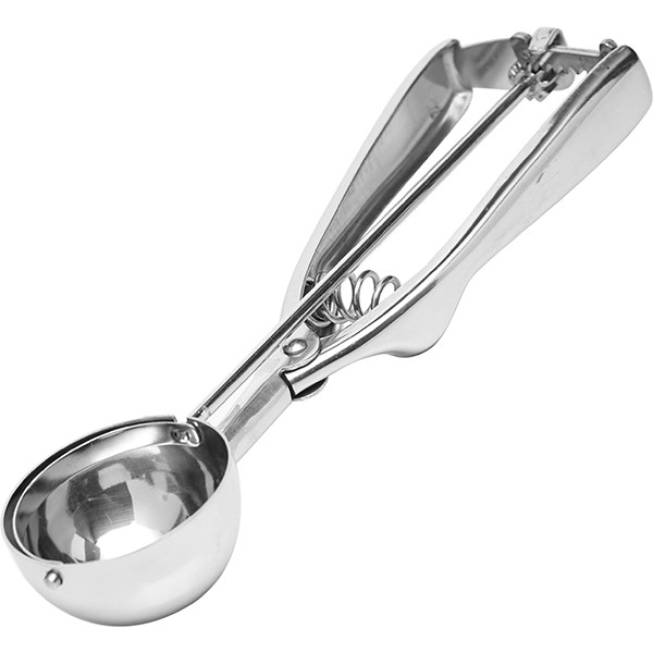 Ложка для морожен. с механизмом, сталь нерж., D=55,L=225,B=60мм, металлич.