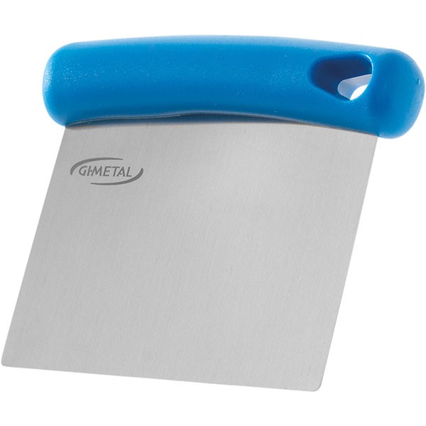 Скребок/разделитель теста, нержавеющая сталь, пластик, 115✕80 мм