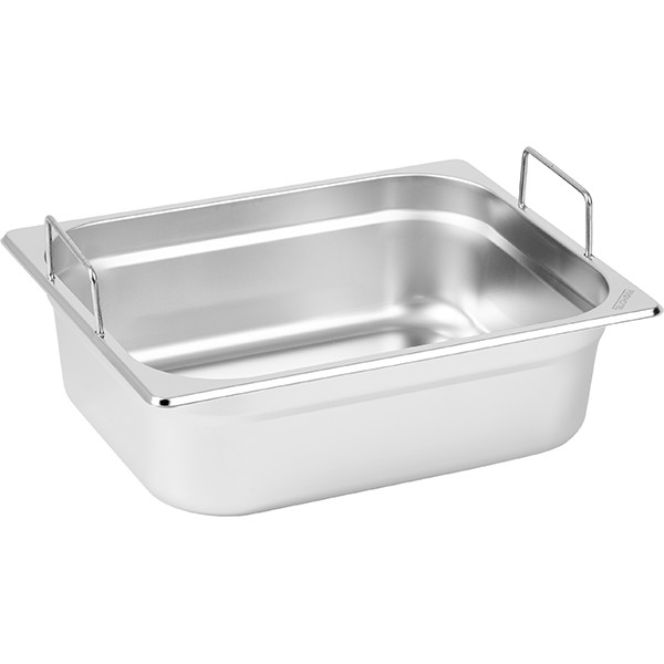 Гастроемкость GN 1/2 с ручками, нержавеющая сталь, 5,7 л